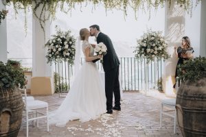 Wedding ceremony at Palazzo Confalone, Ravello, Amalfi Coast, Italy