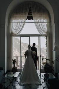 Wedding ceremony at Palazzo Confalone, Ravello, Amalfi Coast, Italy